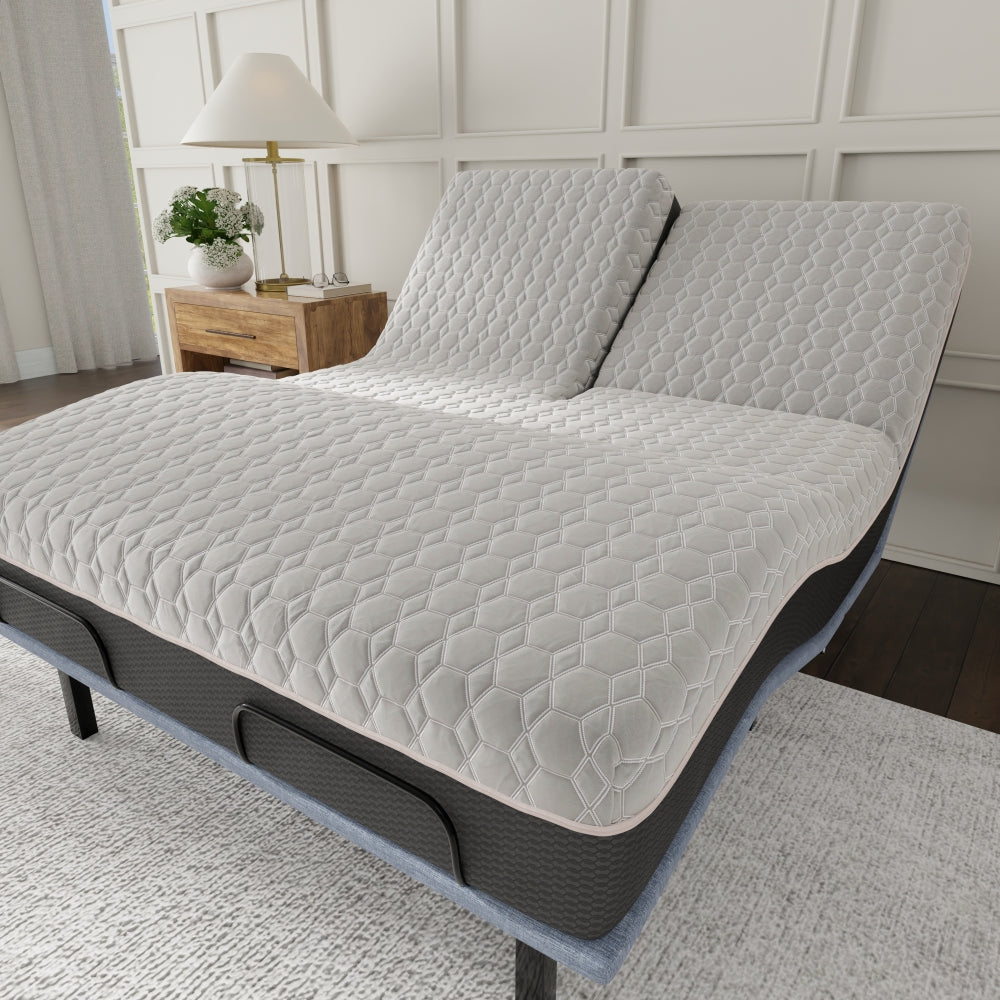 Copper Infused Hybrid 12 Inch Soft Memory Foam Split Top King Mattress