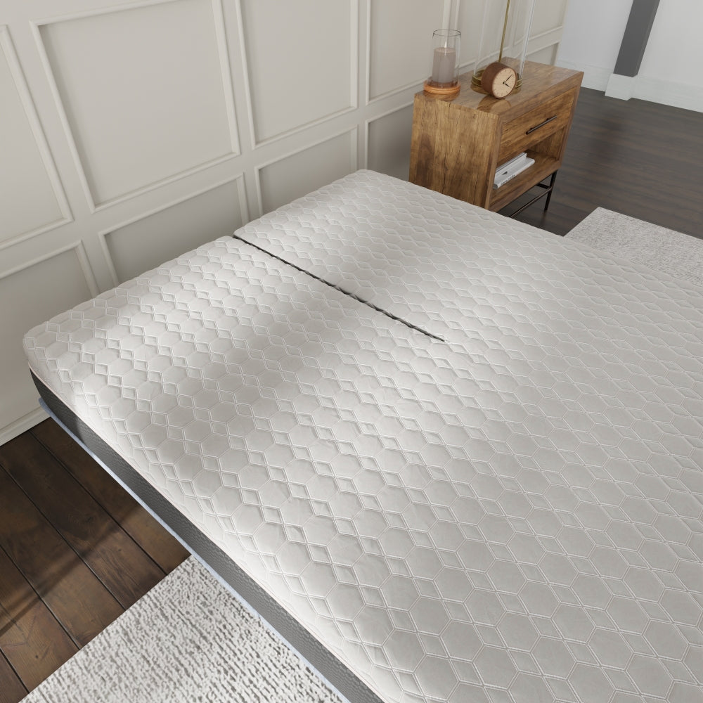 Copper Infused Hybrid 12 Inch Soft Memory Foam Split Top King Mattress