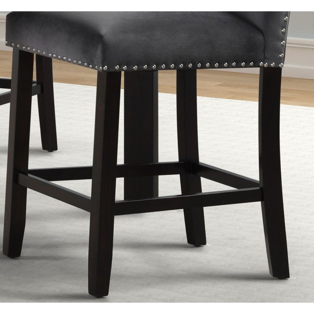 Sapphire 5pc Pub - Grey Stools
