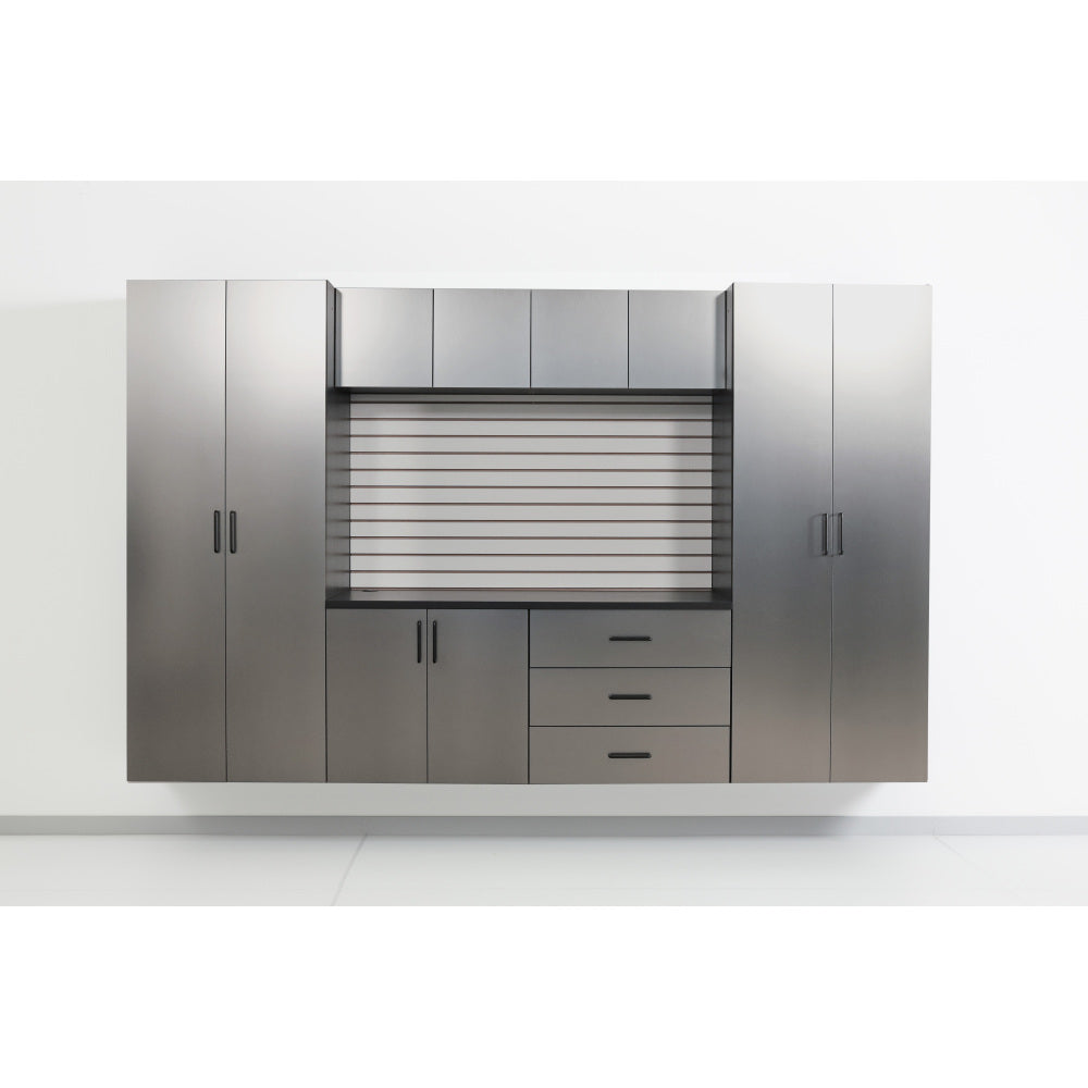 Astro Series 32 in. W x 79 in. H x 20 in. D Metal Wall Mounted Storage Cabinet