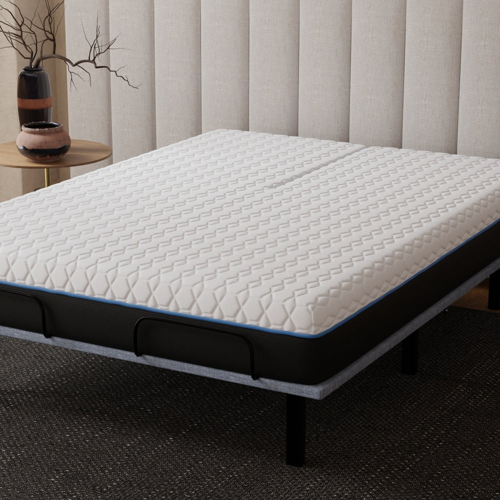 Copper Infused 12 Inch Soft Memory Foam Split Top Queen Mattress