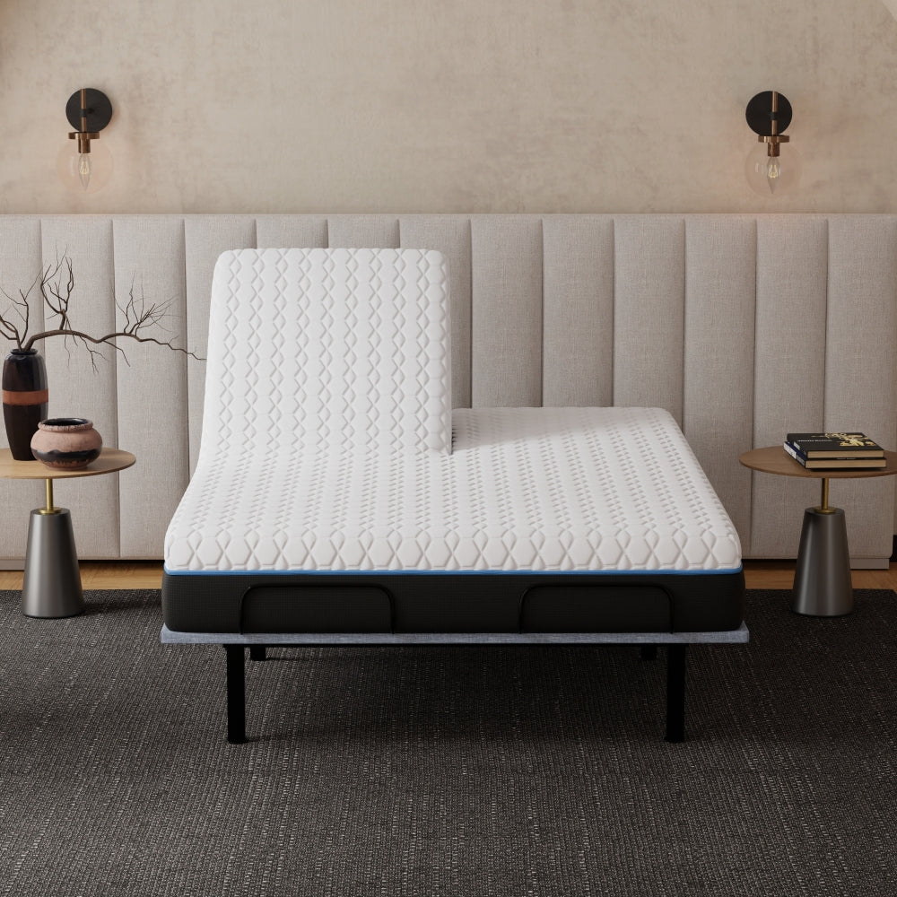 Copper Infused 12 Inch Soft Memory Foam Split Top Queen Mattress