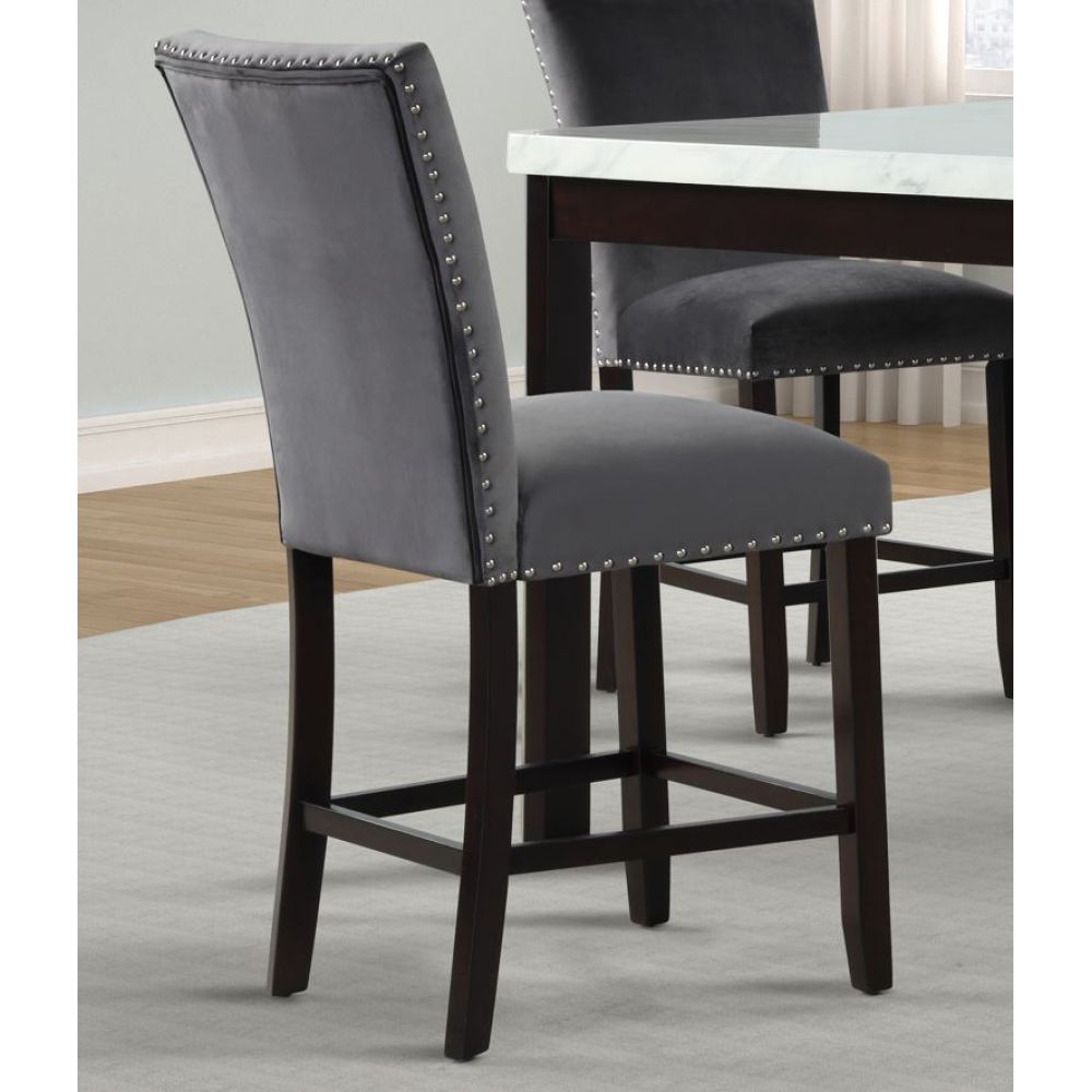 Sapphire 5pc Pub - Grey Stools