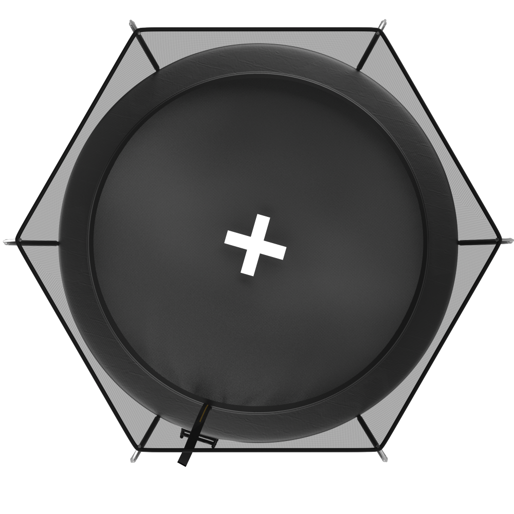 YC 14FT Springfree no Gap Trampoline- Black