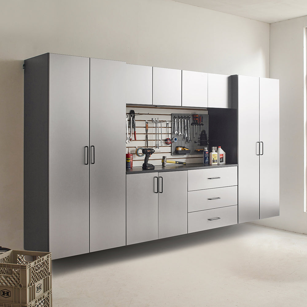 Astro Series 32 in. W x 79 in. H x 20 in. D Metal Wall Mounted Storage Cabinet
