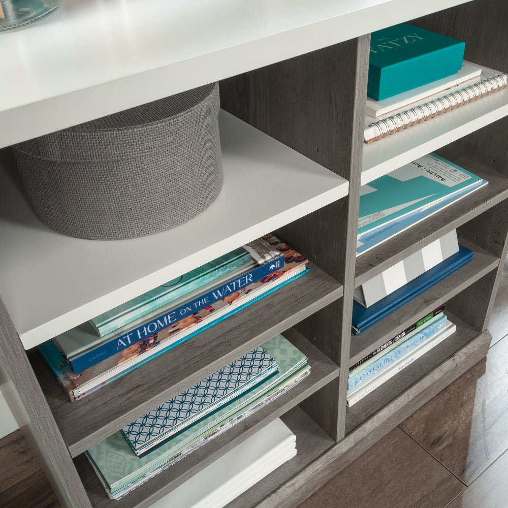 Sauder Craft Pro Series Open Storage Cabinet, Mystic Oak Finish