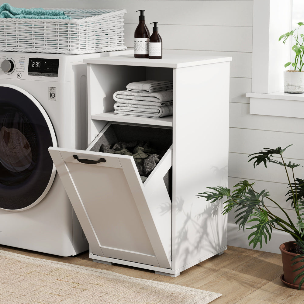 Laundry Cabinet ,with 1 Removable Liner Bags