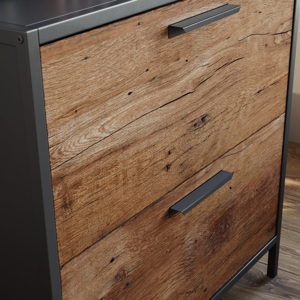 Sauder Boulevard Cafe Lateral File, Vintage Oak Finish
