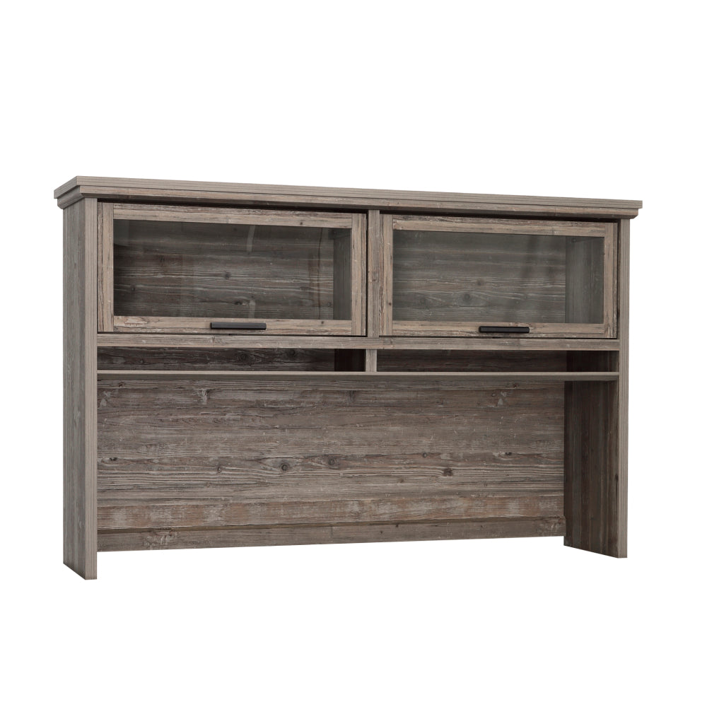 Sauder Aspen Post Hutch in, Pebble Pine Finish