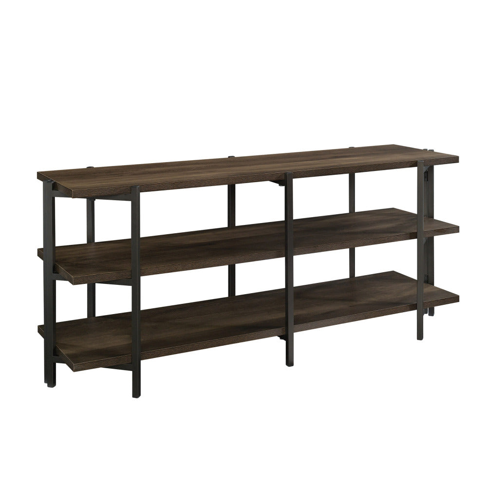 North Avenue Modern Credenza TV Stand Smoked Oak