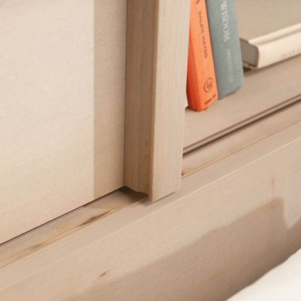 Full/Queen Bookcase Headboard, Brown finish