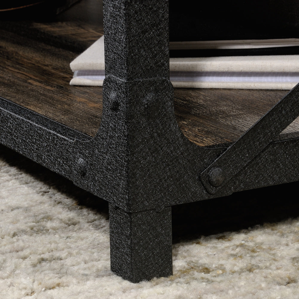 Steel River Rustic Lift-Top Coffee Table Carbon Oak