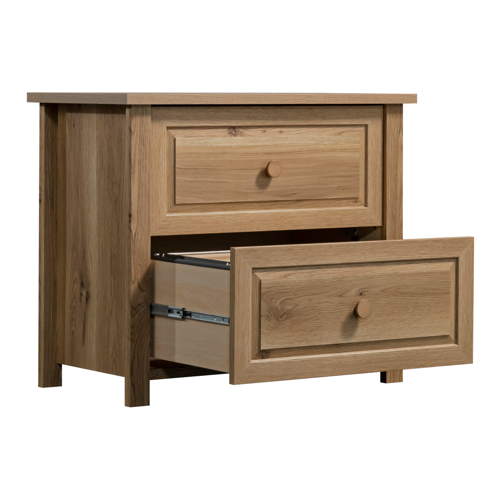 Sauder Hillmont Farm File Cabinet, Timber Oak Finish
