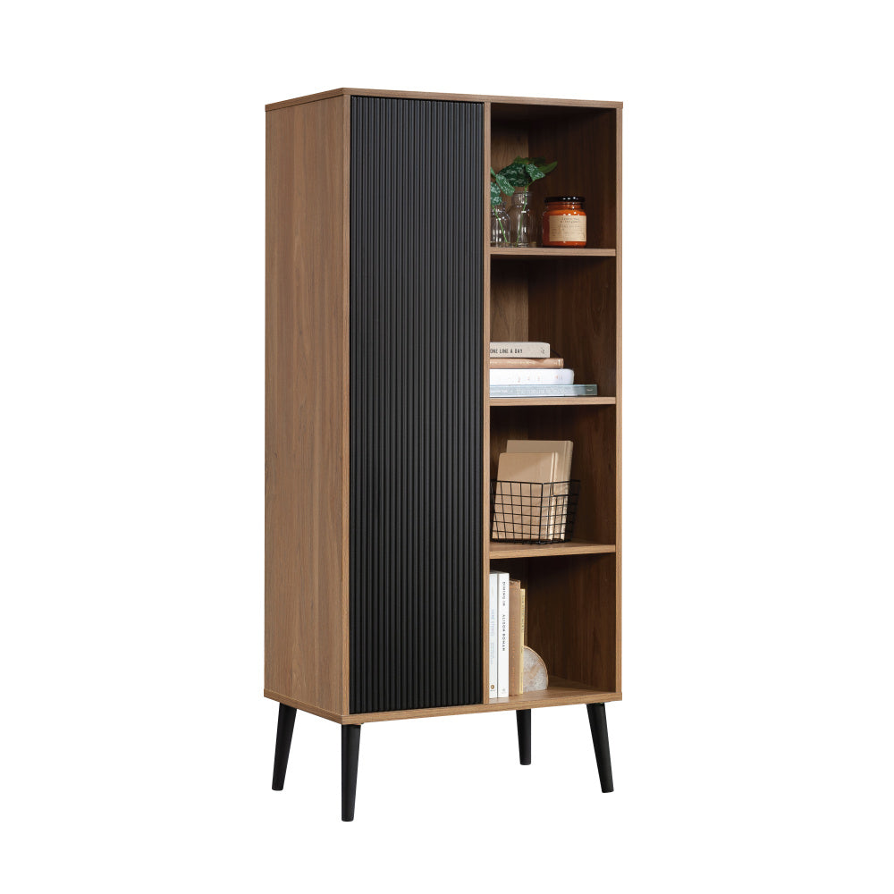 Sauder Ambleside Storage Cabinet, Serene Walnut Finish
