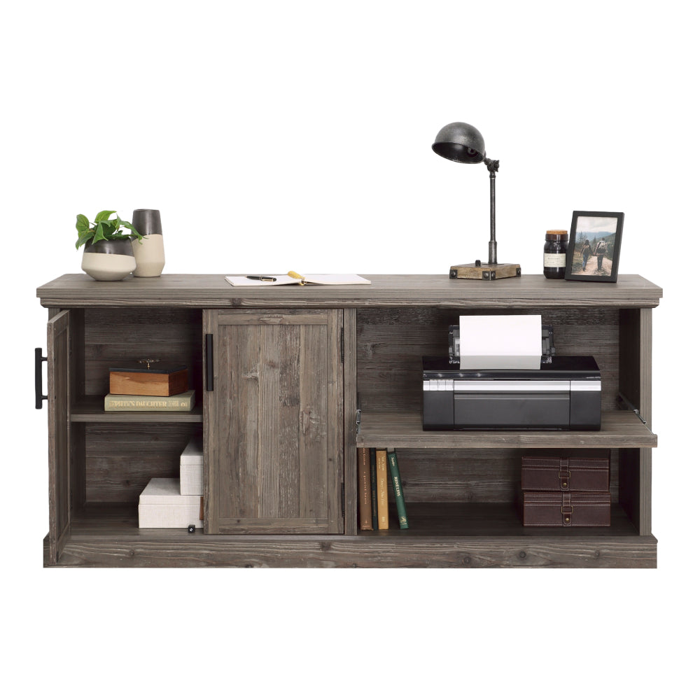 Aspen Post Office Credenza Pebble Pine – Sauder