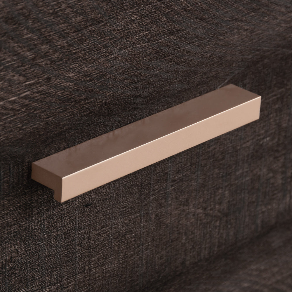 Sauder Walter Heights Engineered Wood Credenza in Blade Walnut