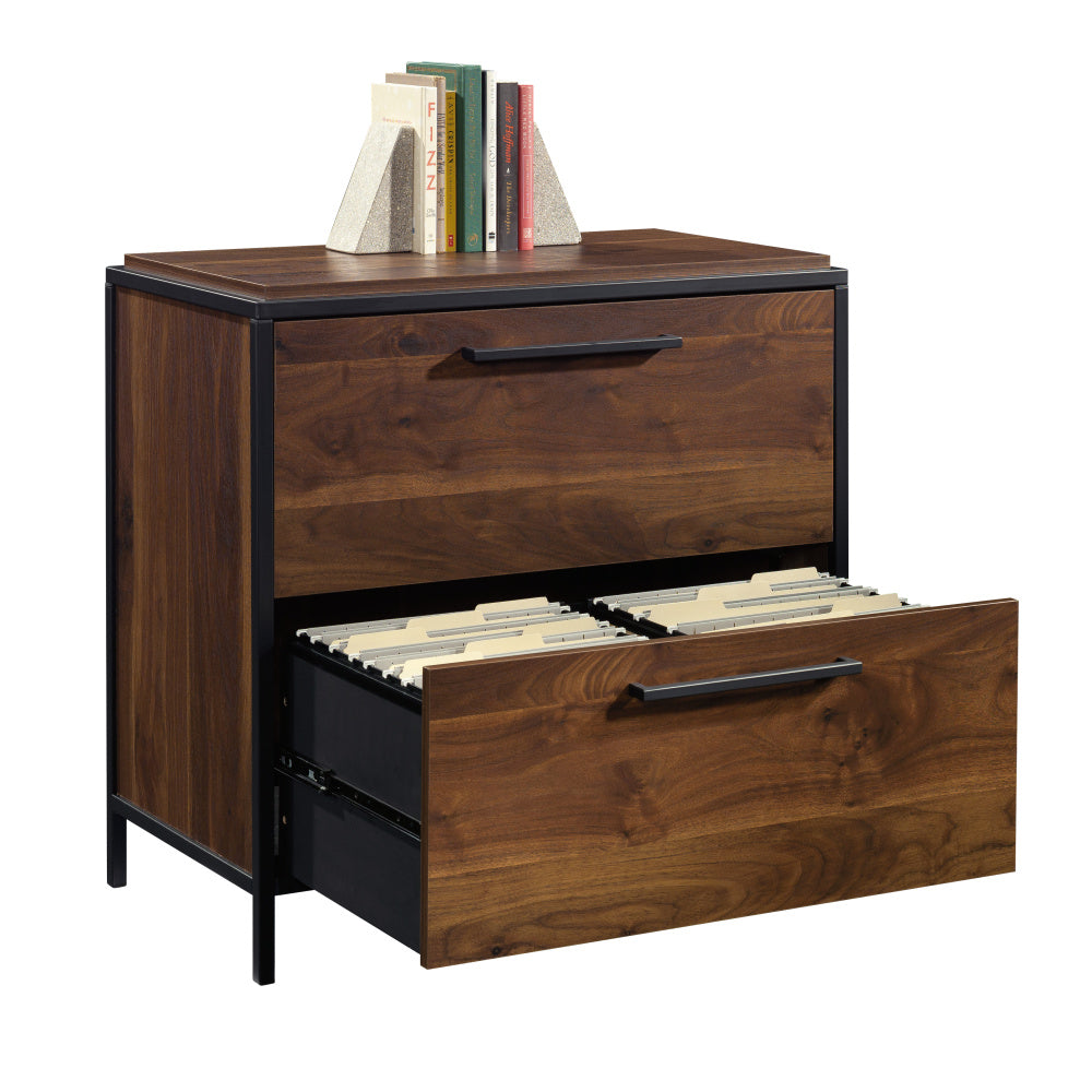 Sauder Nova Loft Lateral File, Grand Walnut Finish
