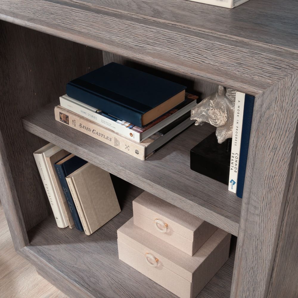 Hayes Garden 2-Shelf Office Bookcase Ashen Oak