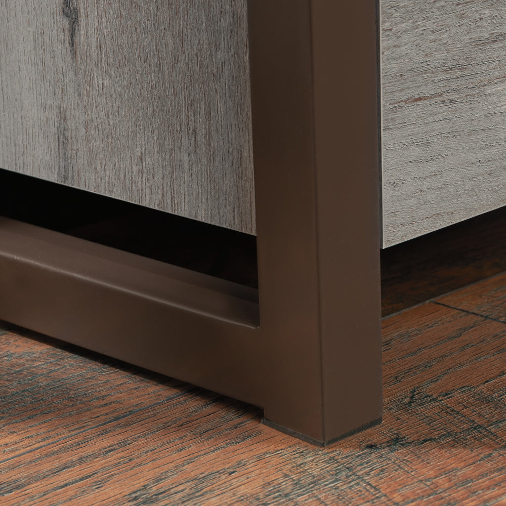Manhattan Gate 2-Shelf Narrow Bookcase Mystic Oak
