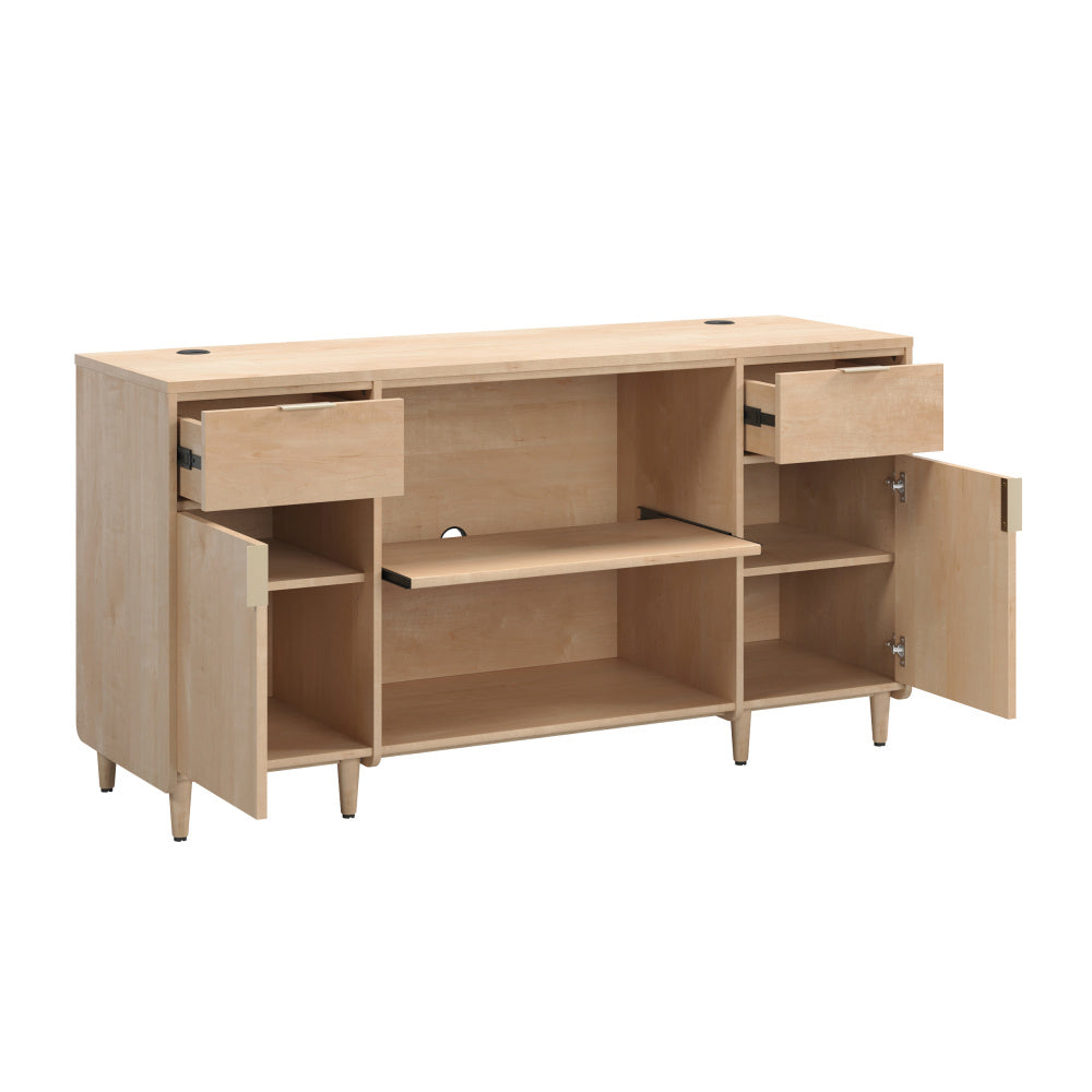 Sauder Clifford Place Commercial Office Credenza, Natural Maple Finish
