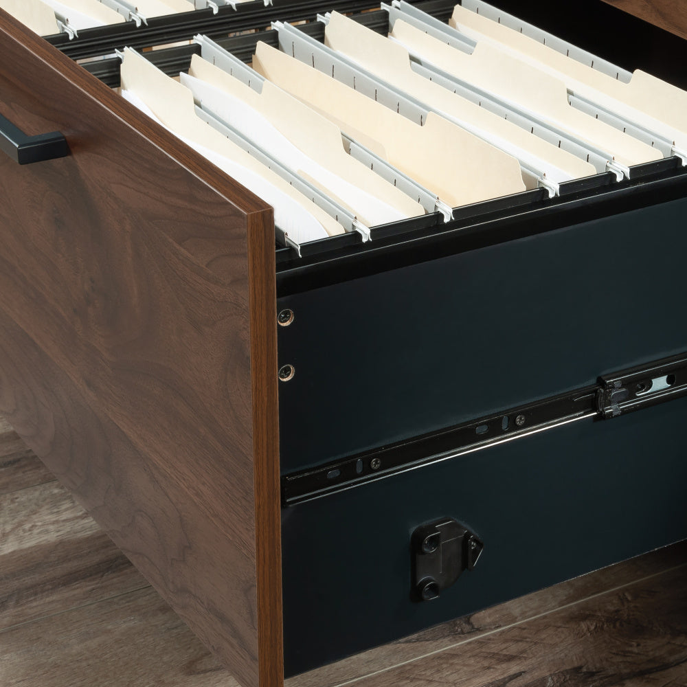 Sauder Nova Loft Lateral File, Grand Walnut Finish