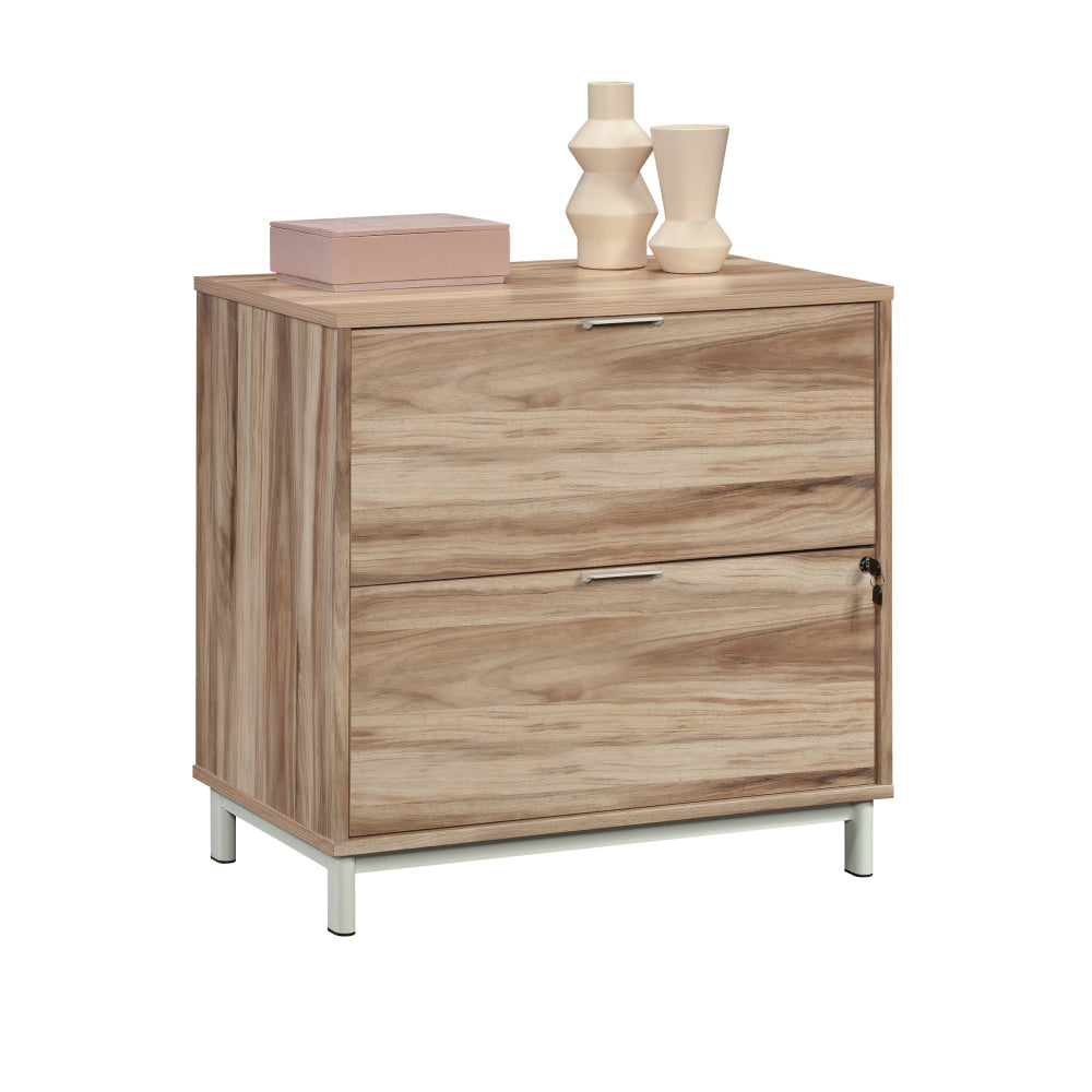Portage Park Commercial Office File Cabinet, L: 30.35" x W: 19.45" x H: 29.76", Kiln Acacia Finish