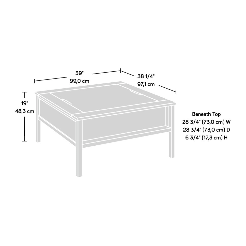 Cottage Road Square Coffee Table Lintel Oak
