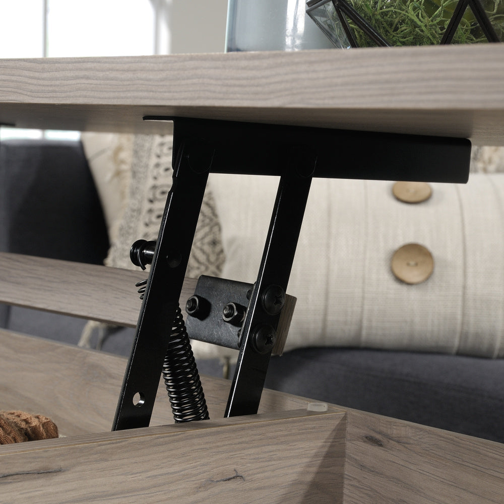 Sauder Summit Station Laurel Oak Lift-Top Coffee Table, Laurel Oak Finish