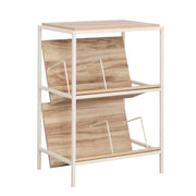 Sauder Nova Loft Engineered Wood Accent Storage in Kiln Acacia/Brown Finish