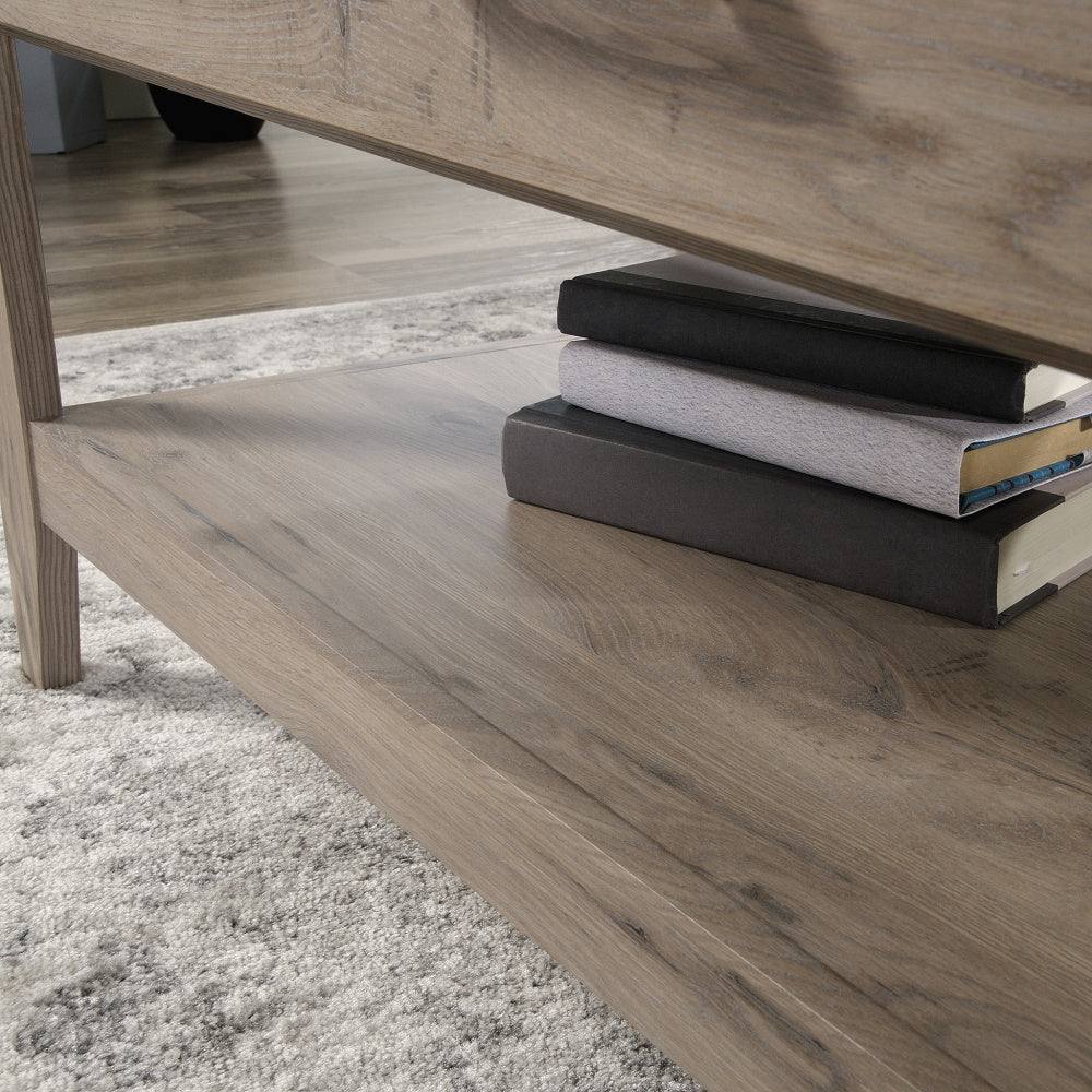 Sauder Summit Station Laurel Oak Lift-Top Coffee Table, Laurel Oak Finish