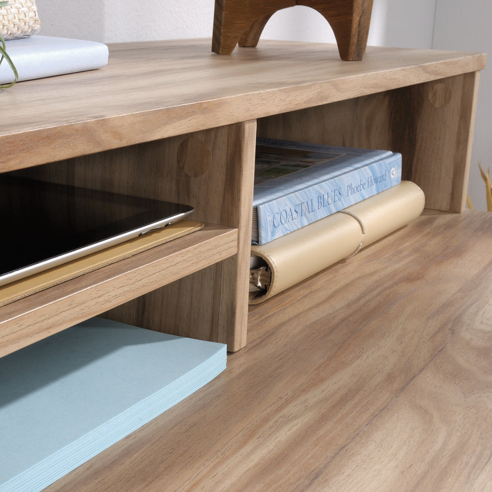 Organizer Hutch, Brown finish