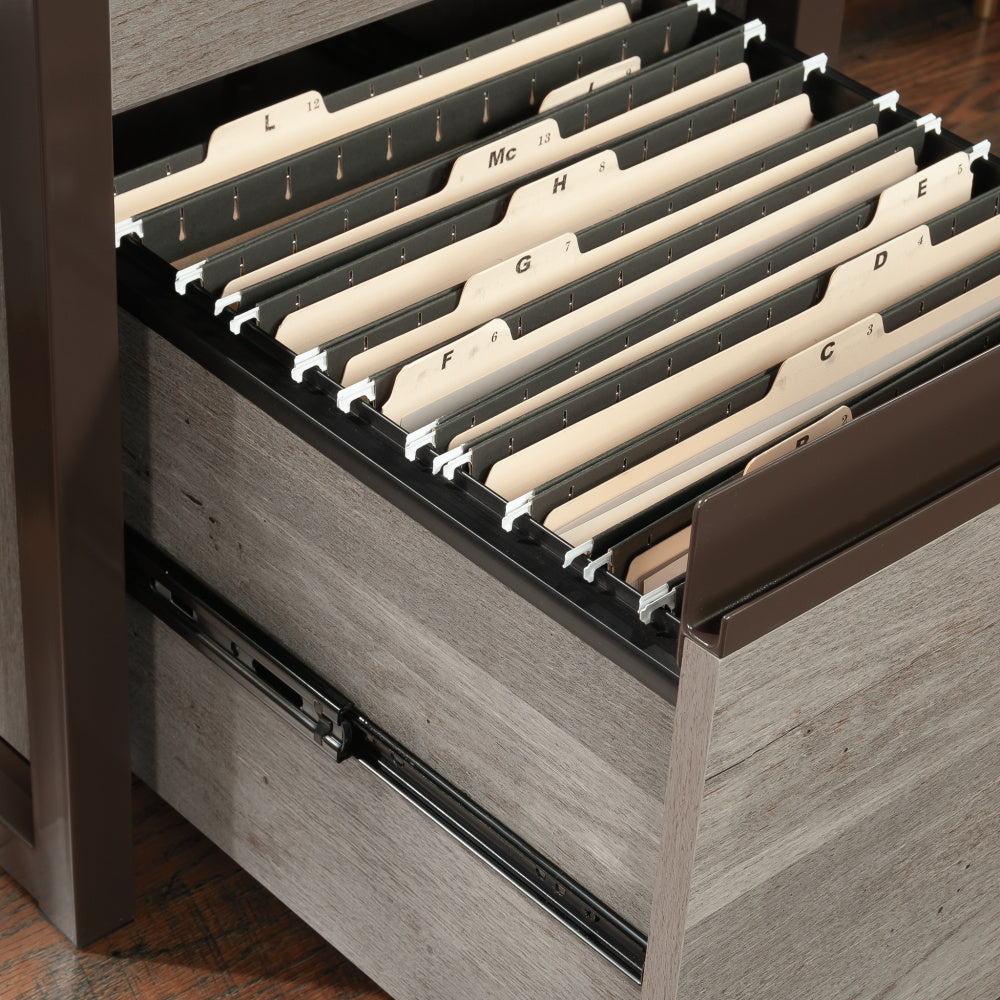 Manhattan Gate 2-Shelf Narrow Bookcase Mystic Oak