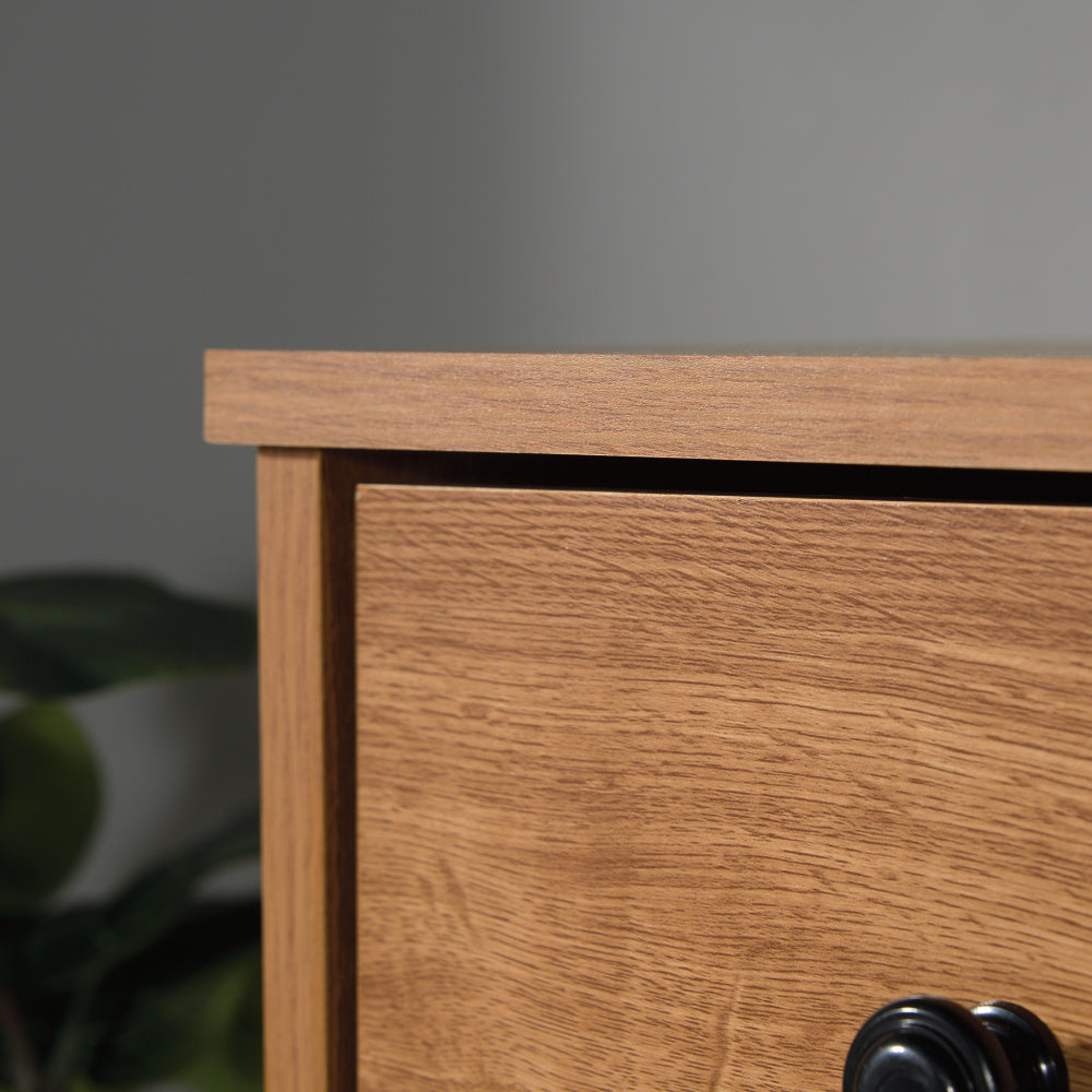 4-Drawer Chest, Brown finish