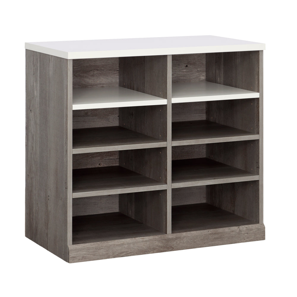 Sauder Craft Pro Series Open Storage Cabinet, Mystic Oak Finish