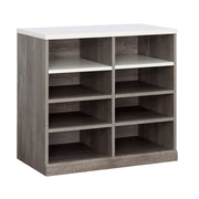 Sauder Craft Pro Series Open Storage Cabinet, Mystic Oak Finish