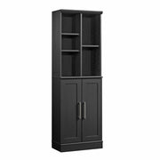 Storage Cabinet, Black Brown finish