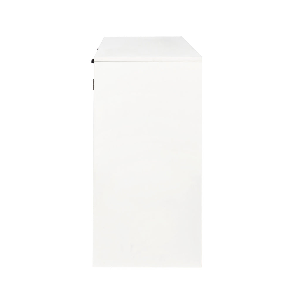 Laundry Cabinet with Doors and shelf, Tilt-Out Laundry Hamper, Freestanding Style,  Adjustable Shelf, White