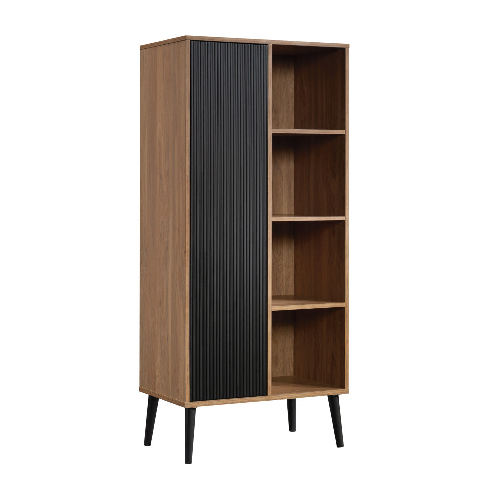 Sauder Ambleside Storage Cabinet, Serene Walnut Finish