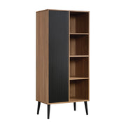 Sauder Ambleside Storage Cabinet, Serene Walnut Finish