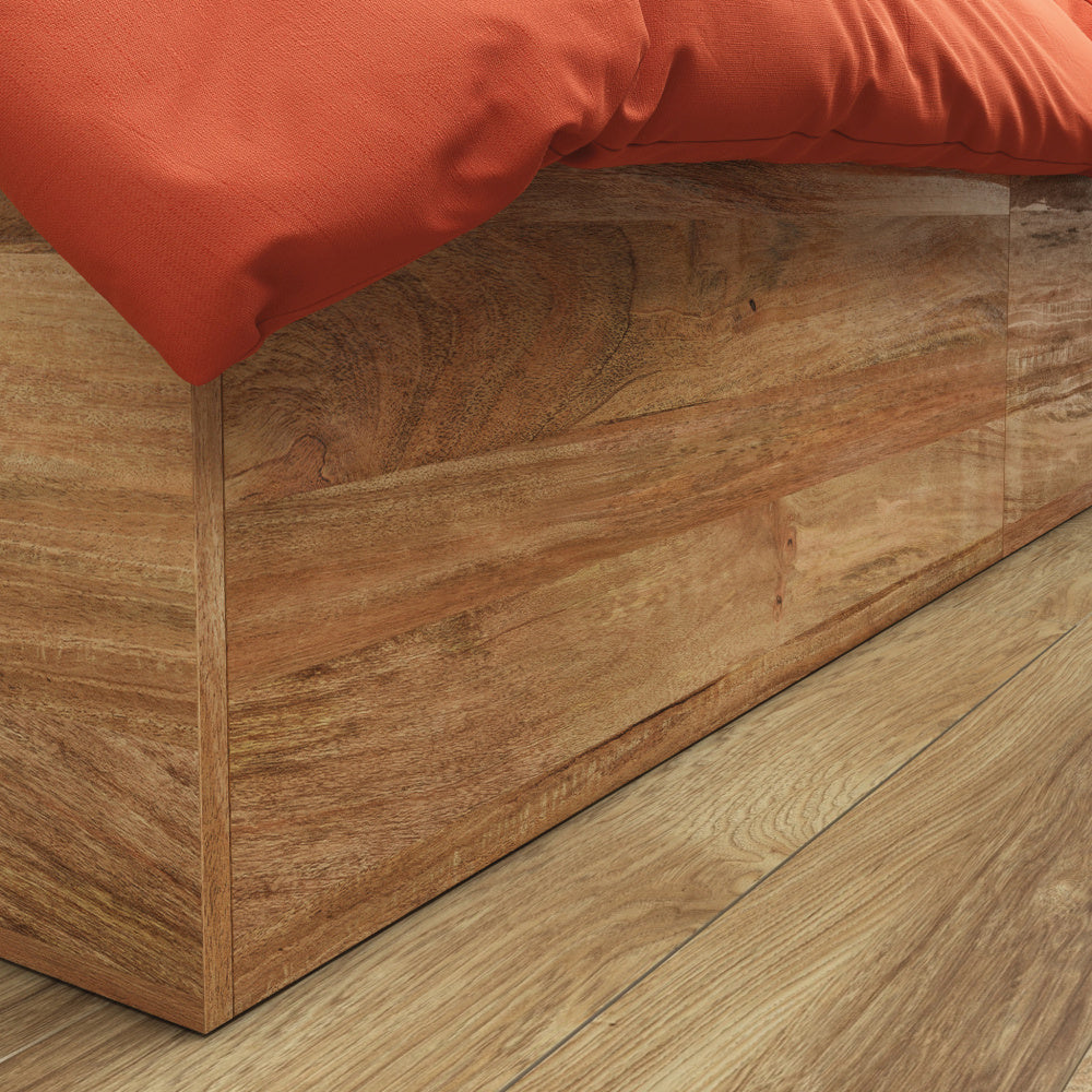 Sauder Cannery Bridge Mates Bed, in a Sindoori Mango Finish
