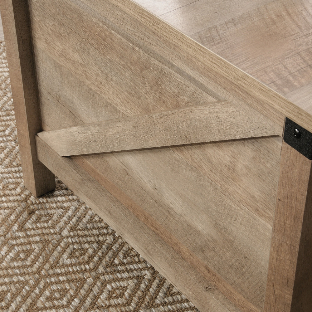 Sauder Bridge Acre Lift Top Coffee Table, Lintel Oak Finish