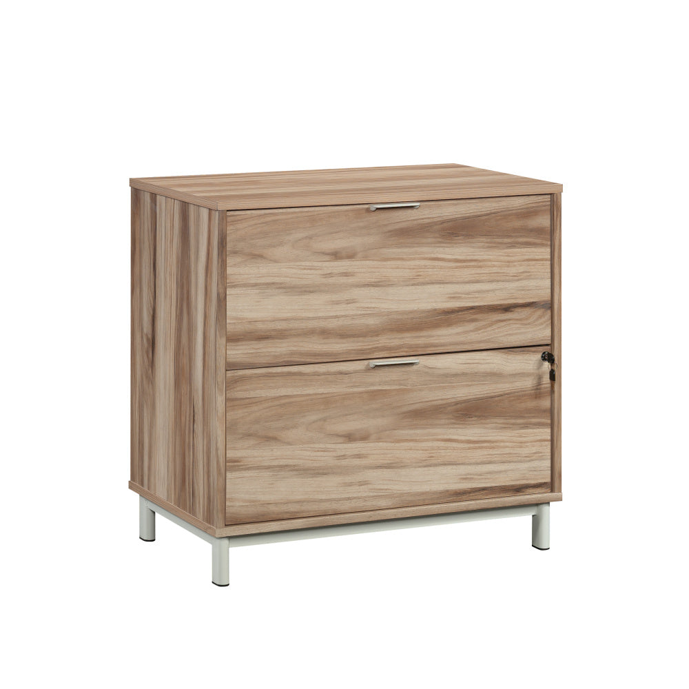 Portage Park Commercial Office File Cabinet, L: 30.35" x W: 19.45" x H: 29.76", Kiln Acacia Finish