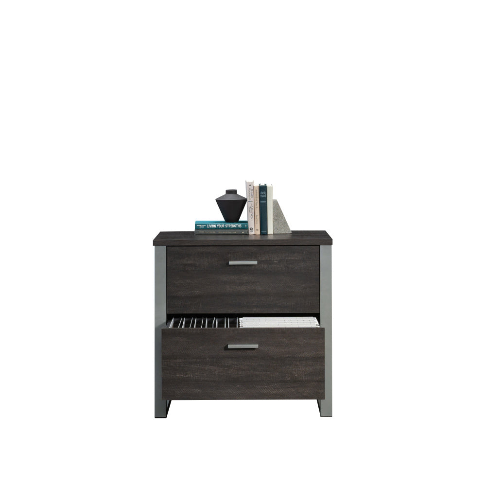 Sauder Rock Glen 2-Drawer Lateral File Cabinet, Blade Walnut Finish