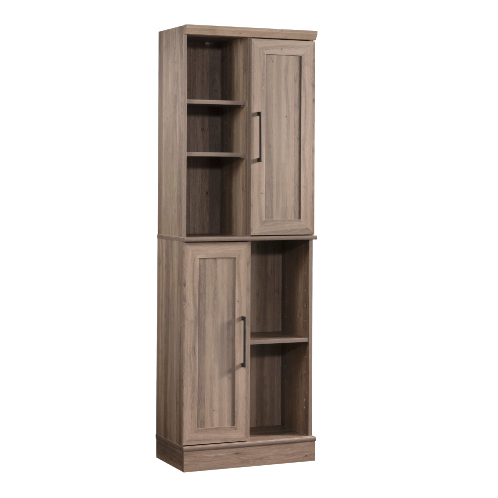 Sauder HomePlus Multi-Room Storage Cabinet with Adjustable Shelves and Door Positioning, Kitchen Laundry Bathroom Pantry Storage Cabinet, in Salt Oak Finish