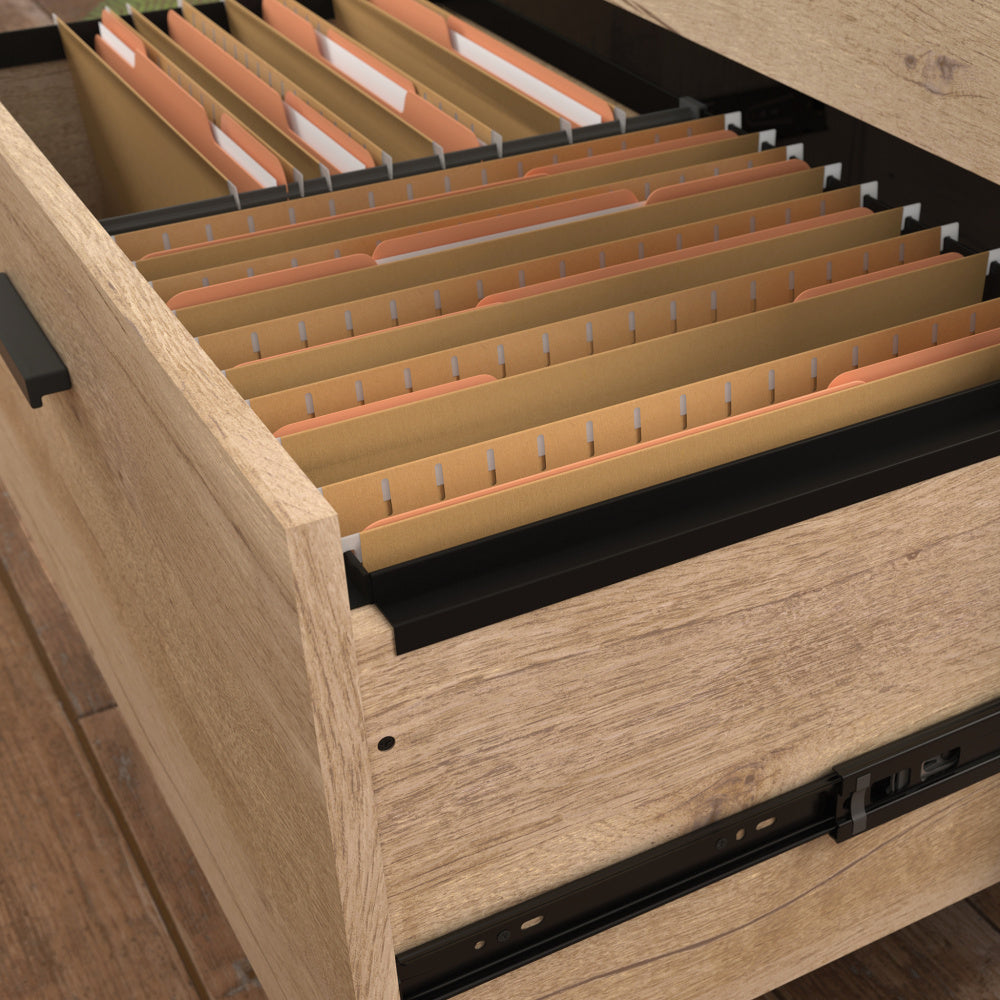 Sauder Market Commons Lateral File, Prime Oak Finish