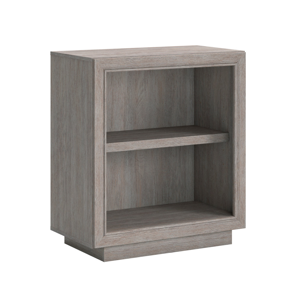 Hayes Garden 2-Shelf Office Bookcase Ashen Oak