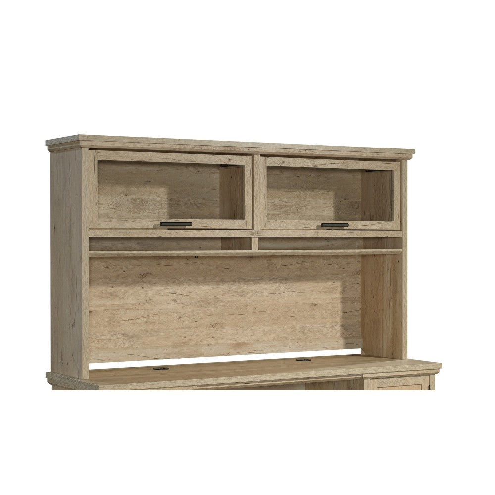 Sauder Mason Peak 72" Hutch, Prime Oak Finish