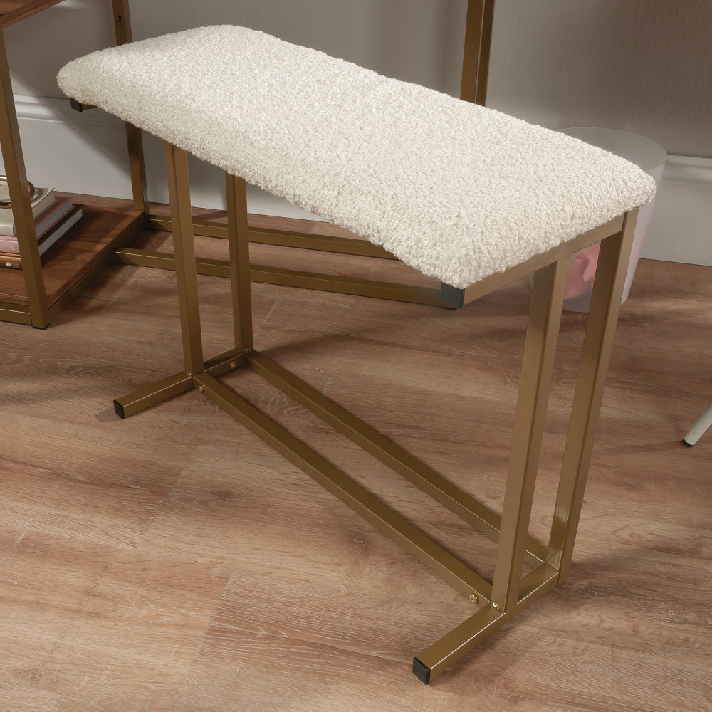 Sauder International Lux Bedroom Vanity Sindoori Mango Finish