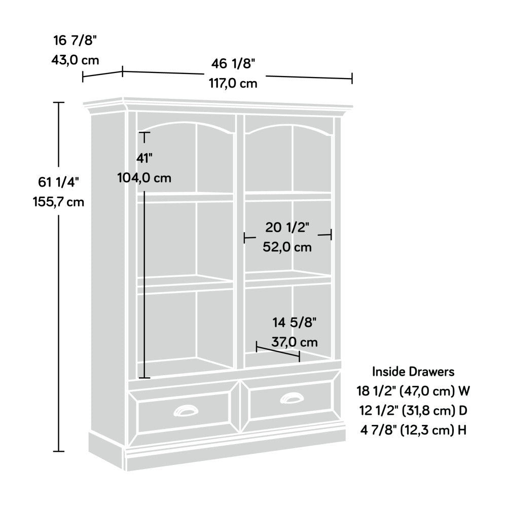 Sauder Sonnet Springs Bookcase Pbp/kp Disc