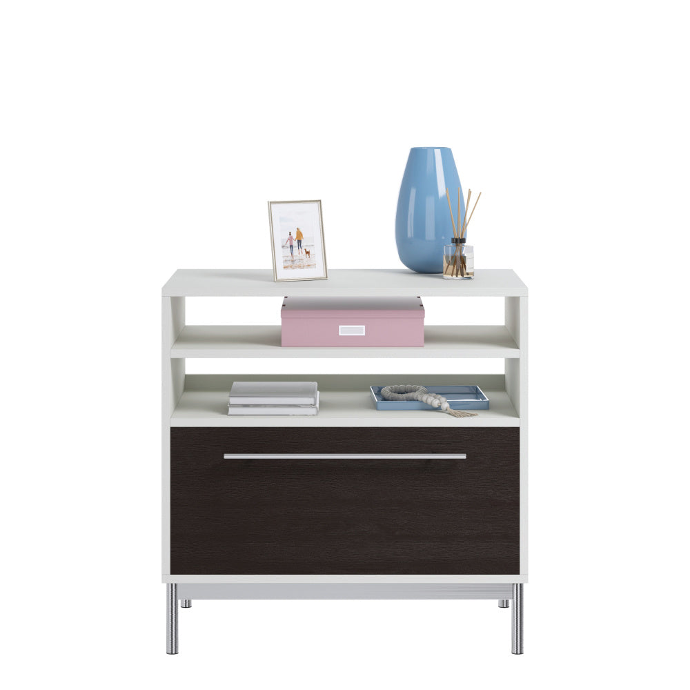 Sauder Vista Key Lateral File Ped, Pearl White Finish
